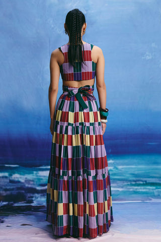 Skirt – Contemporary Wear – Multicolor grove by Payal & Zinal