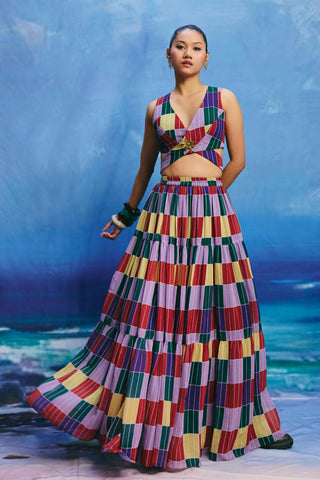 Top – Contemporary Wear – Multicolor grove by Payal & Zinal