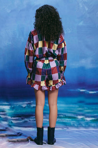 Shirt – Contemporary Wear – Multicolor coral by Payal & Zinal