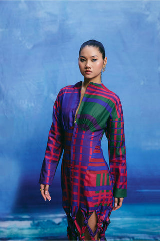 Dress – Contemporary Wear – Multicolor drift by Payal & Zinal