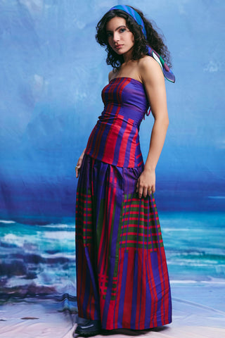 Skirt – Contemporary Wear – Multicolor river muse by Payal & Zinal
