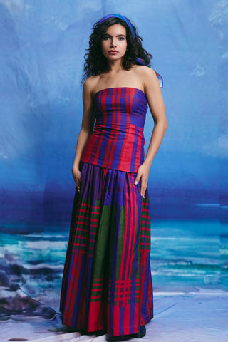 Skirt – Contemporary Wear – Multicolor river muse by Payal & Zinal