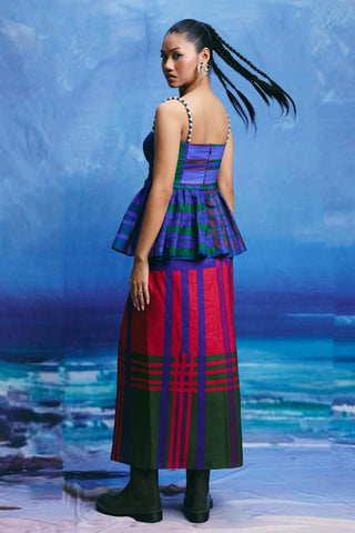 Co-ord set – Contemporary Wear – Multicolor ocean kiss by Payal & Zinal