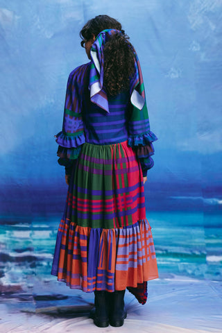 Dress – Contemporary Wear – Multicolor azure by Payal & Zinal