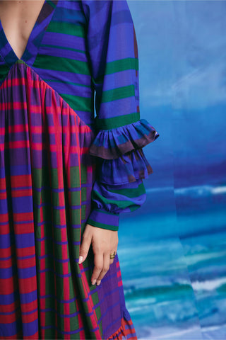 Dress – Contemporary Wear – Multicolor azure by Payal & Zinal