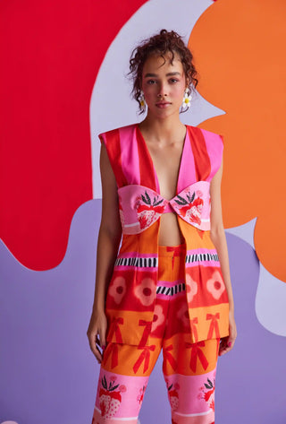 Flirty floss blazer and pants