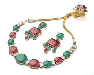 Choker Set Contemporary Wear Deepika Multicolor Jewelry by Vivinia by Vidhi Mehra