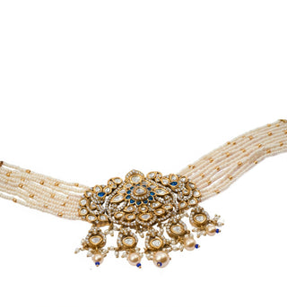 Necklace Set for Indian Weddings – Blue Gauranga by Amraani