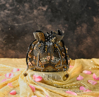 Multicolor jingle all potli bag