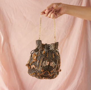 Multicolor jingle all potli bag