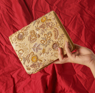 Gold shiddat clutch