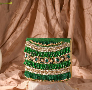 Green sukoon clutch