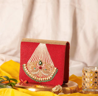 Multicolor aveera clutch