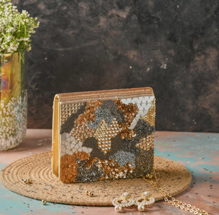 Multicolor magnifique clutch