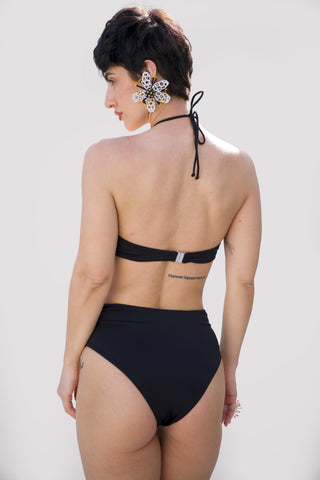 Black bonnes vacances matale bikini