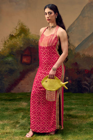 Dress for Festive Wear – Pink Naad Sakhi by Muskkaan Kapadia