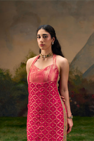 Dress for Festive Wear – Pink Naad Sakhi by Muskkaan Kapadia