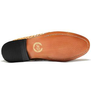 Black golden flora slip-ons