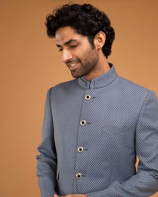 White texture bandhgala