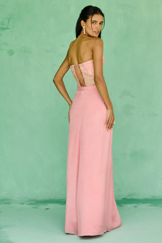 Cape Set Traditional Wear - Pink Esita Cape Set by Chamee & Palak