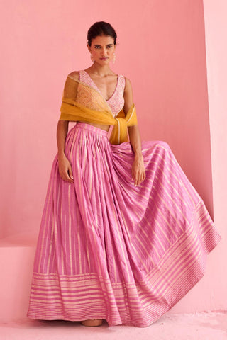 Lehenga Set Indian Wedding - Purple Hunar Lehenga by Chamee & Palak