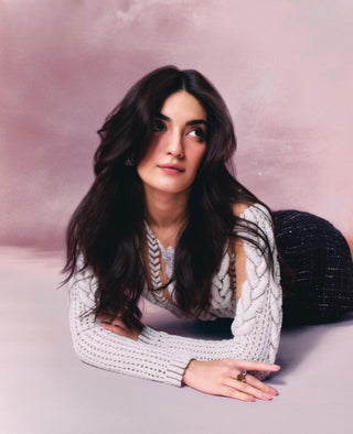 Knit Blouse Elegant Wear - Ivory Knit Blouse by Essé