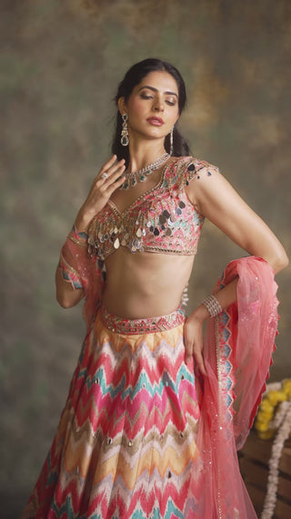 Lehenga Set for Indian Wedding - Palace Sheesh Couture by Archana Kochhar