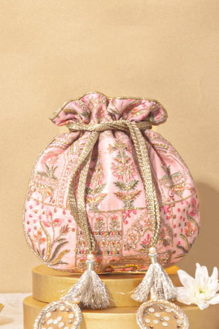 Potli Bag for Indian Wedding – Pink Amer by Amyra